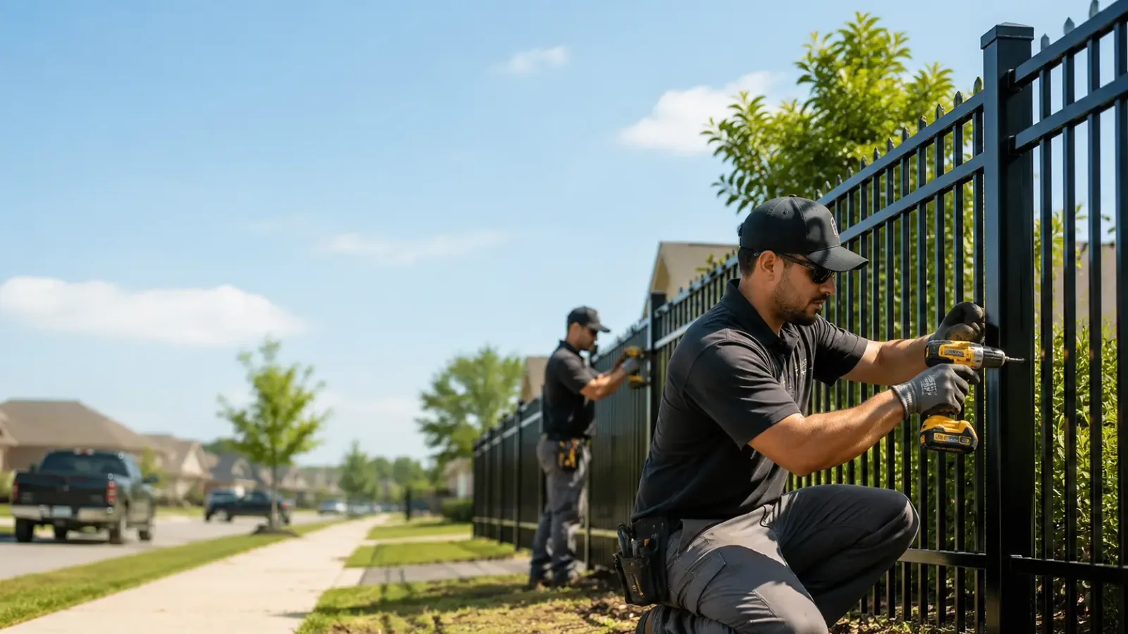 Metal Fence Installation in Millsboro, PA